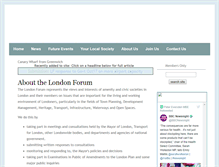 Tablet Screenshot of londonforum.org.uk